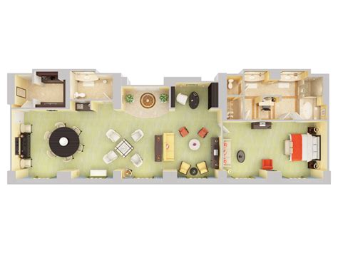 A private master bedroom makes for some extra quiet moments while the kids play in the large living room. Presidential Hotel Suites Orlando- Near Walt Disney World ...