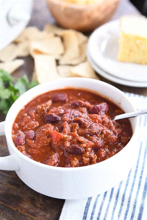 Classic Slow Cooker Chili Recipe Mel S Kitchen Cafe