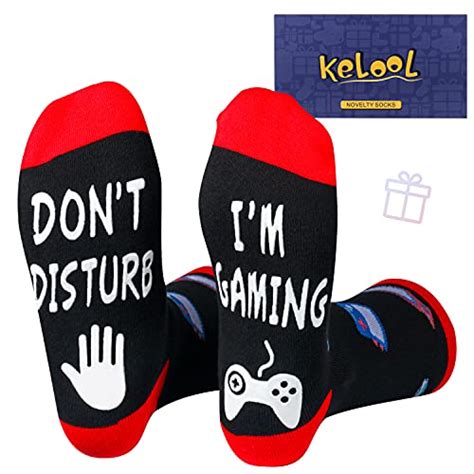 Do Not Disturb Im Gaming Socks Funny Novelty Gamer Socks Ts For Mens Father Husband Teen