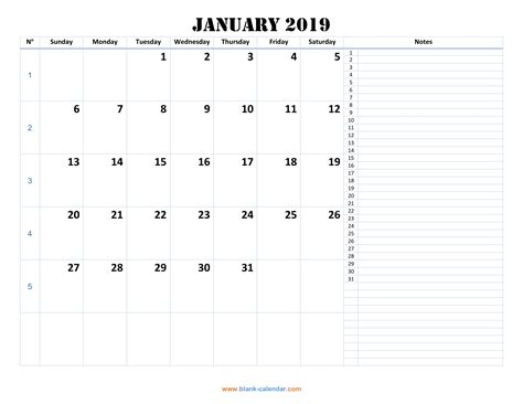 2019 Calendar 18 Free Printable Word Calendar Templates Labb By Ag