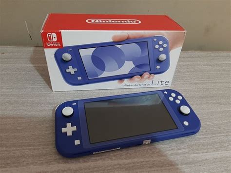 Nintendo Switch Lite Azul Gb Novo Console De Videogame Nintendo Usado Enjoei