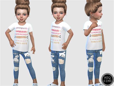 Toddler Jeans 02 Msq Sims