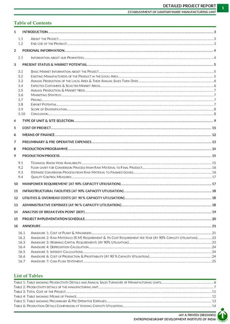 Docx Dpr Sanitaryware Manufacturing Unit Dokumen Tips