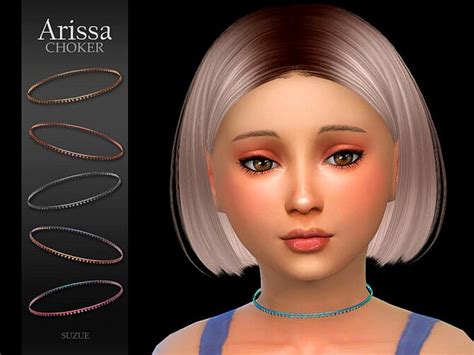 Arissa Child Choker By Suzue At Tsr Sims 4 Updates