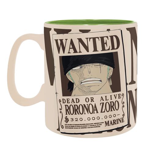Roronoa Zoro One Piece 16oz Mug And Coaster T Set Video Game Heaven