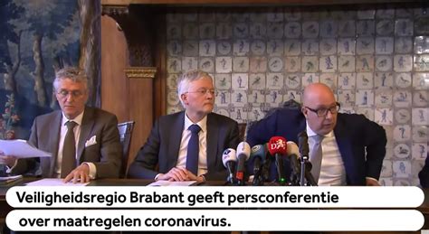 De aangekondigde persconferentie van de brabantse burgemeester gaat niet niet. Persconferentie Corona Leeg / Brief Van Drie Brabantse ...