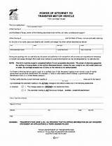 How To Fill Out Power Of Attorney For Vehicle Transactions Pictures