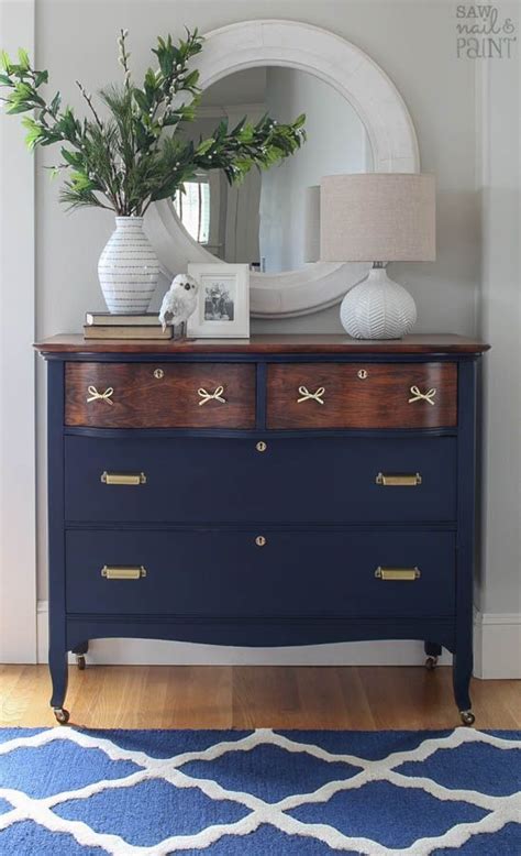 Vintage Dresser Before And After Makeover Painted Furniture
