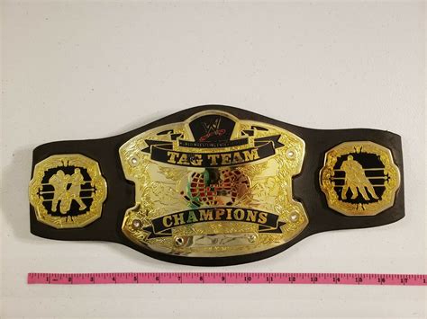 Vintage Jakks Pacific Wwfwwe Raw Tag Team Championship Toy Belt Ebay