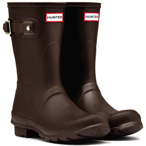 Womens Hunter Original Short Waterproof Winter Snow Wellies Rain Boots