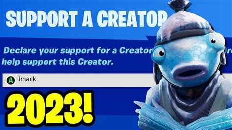 How To Get A Support A Creator Code In Fortnite 2023 Youtube