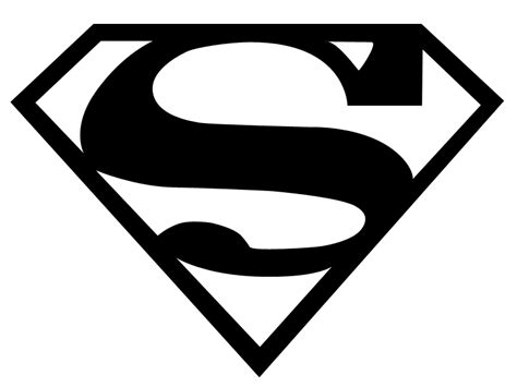 Black And White Superhero Logos