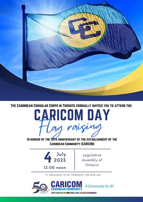 The Caribbean Consular Corps Invites Our Community To Attend A Caricom