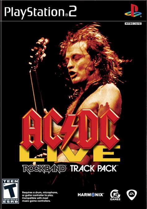 Acdc Live Rock Band Track Pack Sony Playstation 2 Game