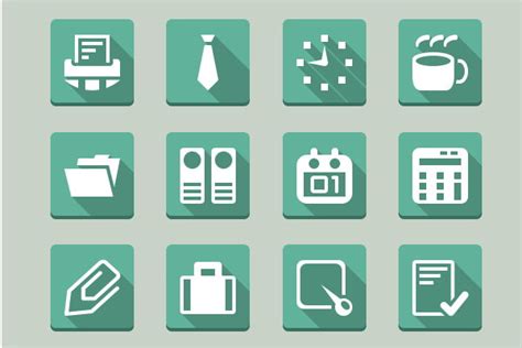 Free 60 Vector Psd Office Icons In Svg Png
