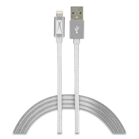 Fabric Lightning Charging Cable By Altec Lansing Ecaal9184