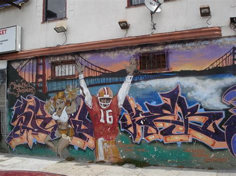 Inner City Probowlers Skew Keb Sanfrancisco 49ers Graffiti Art A