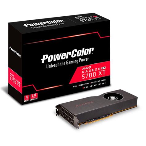 Placa De Video Powercolor Radeon Rx 5700 Xt 8gb Gddr6 256 Bit Axrx