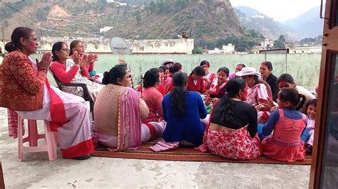 Womens Kumaoni Holi Bageshwar Uttarakhand Youtube