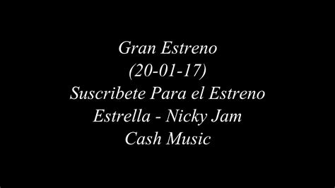 Estrella Nicky Jam Album F Nix Youtube