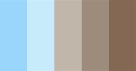 Pastel Blue And Brown Color Scheme Blue
