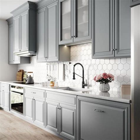 25 Ways To Style Grey Kitchen Cabinets