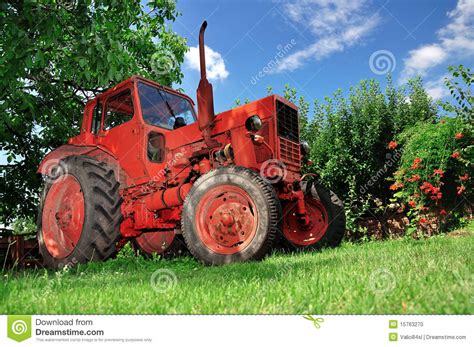 Farming Tractor Stock Photo Image Of Land Commodity 15763270