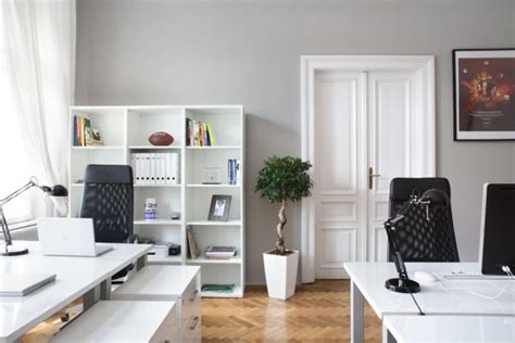 Welcome to white black grey. Decorating A Black & White Office: Ideas & Inspiration