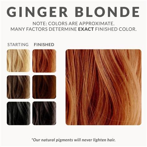 Ginger Blonde Henna Hair Dye | Red henna hair, Henna hair ...