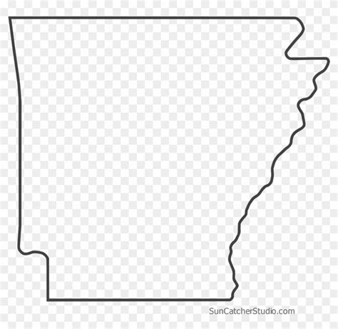 Arkansas State Outline Hd Png Download X Pngfind