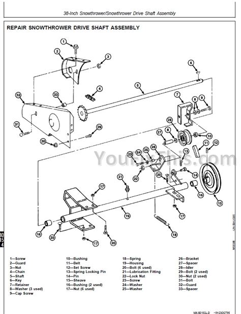 John Deere F525 Parts Diagram