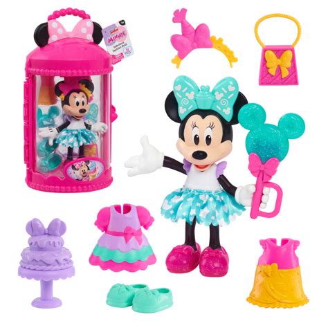 Disney Junior Minnie Mouse Fabulous Fashion Doll With Case Sweet