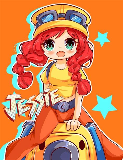 Jessie Brawl Stars By Starhsama On Deviantart In 2021 Anime Stars