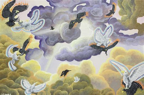 War In Heaven Painting By Robert Debole Fine Art America