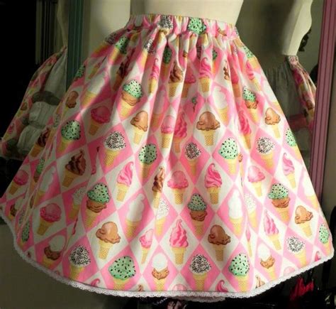 What S The Scoop Ice Cream Skirt Sz S 63 Lolita Fashion Modest
