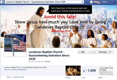 Online Hate Prevention Institute Landover Baptist Church And The