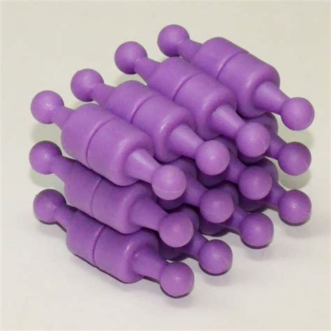 24 Ct Neopin Purple Magnetic Push Pins Super Strong Neodymium