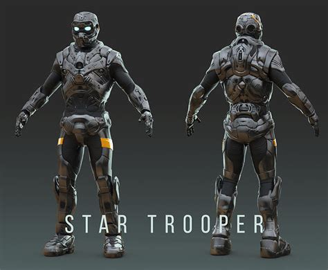 Star Trooper Armor High Res 3d Model Cgtrader