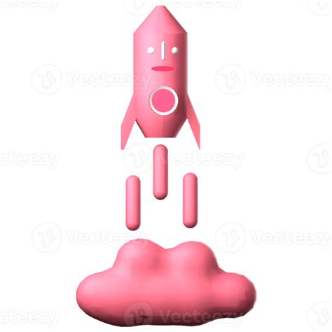 Rocket 3d Icon 24063693 Png