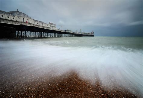 Brighton Pier 2 Exposures 15sec For The Sea ~50sec For Flickr