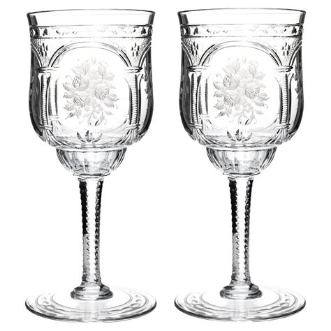 Stunning Set Of 12 Baccarat Crystal Wine Glasses At 1stdibs