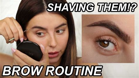 Updated In Depth Brow Routine Natural Bushy Brow Tutorial How I Do My Eyebrows Youtube