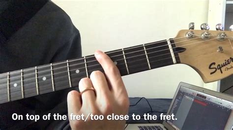 How To Fret The Guitar Youtube
