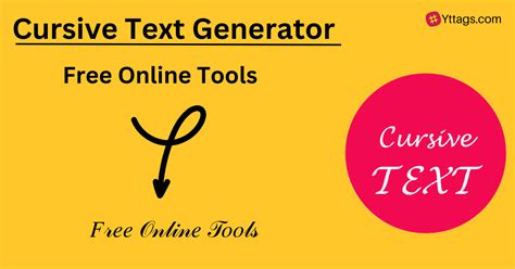 Cursive Text Generator 𝒞𝒪𝒫𝒴 𝒜𝒩𝒟 𝒫𝒜𝒮𝒯𝐸 𝐹𝒪𝒩𝒯 Yttags