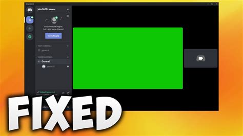 How To Fix Discord Green Screen Camera Problem Discord Green Screen