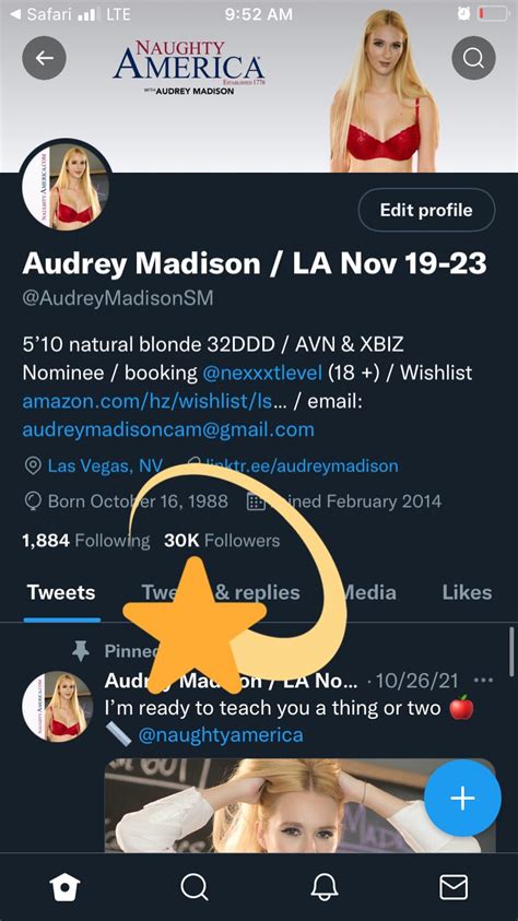 Tw Pornstars Audrey Madison Twitter Thank You So Much For 30k 😭🙂