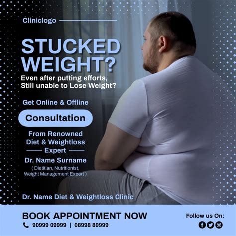 Copy Of Weight Loss And Diet Consultation Ad Template Postermywall