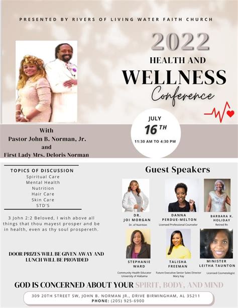 2022 Health And Wellness Conference Birmingham Alabama 16 July 2022
