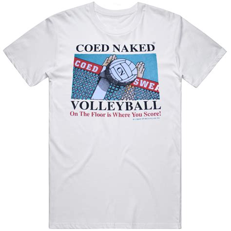 Coed Naked Volleyball Retro Vintage Christmas T T Shirt