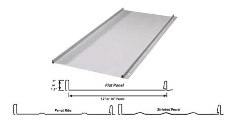 Standing Seam Metal Roof Color Chart